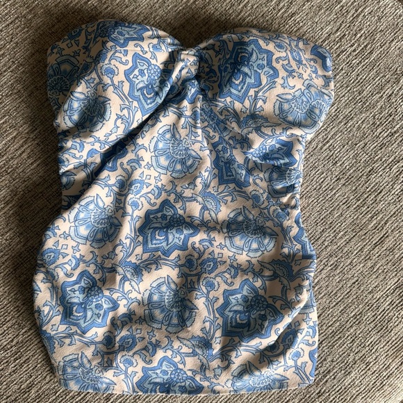 Anthropologie Sachin & Babi Lotus Tube Top - Picture 2 of 4